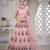 Women Embroidered Semi-Stitched Lehenga With Unstitched Blouse & Dupatta