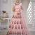 Women Embroidered Semi-Stitched Lehenga With Unstitched Blouse & Dupatta