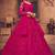Embroidered Thread Work Semi-Stitched Lehenga & Unstitched Blouse With Dupatta