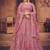 Embroidered Thread Work Semi-Stitched Lehenga & Unstitched Blouse With Dupatta