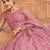 Embroidered Thread Work Semi-Stitched Lehenga & Unstitched Blouse With Dupatta