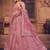 Embroidered Thread Work Semi-Stitched Lehenga & Unstitched Blouse With Dupatta