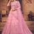 Embroidered Thread Work Semi-Stitched Lehenga & Unstitched Blouse With Dupatta