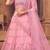 Embroidered Thread Work Semi-Stitched Lehenga & Unstitched Blouse With Dupatta
