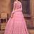 Embroidered Thread Work Semi-Stitched Lehenga & Unstitched Blouse With Dupatta