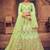 Embroidered Thread Work Semi-Stitched Lehenga & Unstitched Blouse With Dupatta
