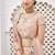 Light Peach Art Silk A Line Lehenga With Mirror Embroidered Work For Women's Bridal Choli