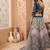 Teal Blue Soft Silk Sequins embroidery Work A Line Lehenga With Zarkan work Partywear Lehenga For Bridal & Siders