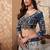 Teal Blue Soft Silk Sequins embroidery Work A Line Lehenga With Zarkan work Partywear Lehenga For Bridal & Siders