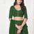Printed Semi-Stitched Lehenga & Unstitched Blouse With Dupatta