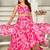 Printed Semi-Stitched Lehenga & Unstitched Blouse With Dupatta