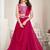 Embroidered Thread Work Semi-Stitched Lehenga & Unstitched Blouse With Dupatta