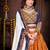 Embroidered Thread Work Semi-Stitched Lehenga & Blouse With Dupatta