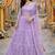 Embroidered Thread Work Semi-Stitched Lehenga & Blouse With Dupatta