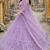 Embroidered Thread Work Semi-Stitched Lehenga & Blouse With Dupatta