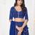 Printed Semi-Stitched Lehenga & Unstitched Blouse With Dupatta