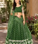 Embroidered Ready to Wear Lehenga & Unstitched Blouse With Dupatta