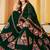Embroidered Thread Work Semi-Stitched Lehenga & Blouse With Dupatta