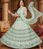 Embroidered Ready to Wear Lehenga & Unstitched Blouse With Dupatta