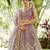 Embroidered Semi-Stitched Lehenga & Unstitched Blouse With Dupatta