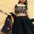 Embroidered Thread Work Semi-Stitched Lehenga & Unstitched Blouse With Dupatta