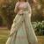 Embroidered Thread Work Semi-Stitched Lehenga & Blouse With Dupatta