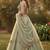 Embroidered Thread Work Semi-Stitched Lehenga & Blouse With Dupatta
