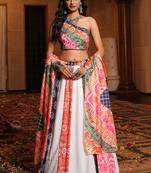 Printed Ready to Wear Lehenga & Blouse With Dupatta