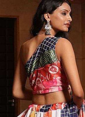 Printed Ready to Wear Lehenga & Blouse With Dupatta 2