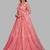 Pink Embroidered Thread Work Semi-Stitched Lehenga & Unstitched Blouse With Dupatta