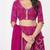 Printed Semi-Stitched Lehenga & Unstitched Blouse With Dupatta