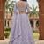Embroidered Thread Work Semi-Stitched Lehenga & Blouse With Dupatta