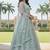 Embroidered Thread Work Semi-Stitched Lehenga & Blouse With Dupatta