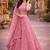 Embroidered Thread Work Semi-Stitched Lehenga & Blouse With Dupatta