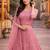 Embroidered Thread Work Semi-Stitched Lehenga & Blouse With Dupatta