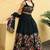 Embroidered Mirror Work Semi-Stitched Lehenga & Blouse With Dupatta