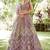 Embroidered Semi-Stitched Lehenga & Blouse With Dupatta