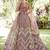 Embroidered Semi-Stitched Lehenga & Blouse With Dupatta