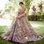 Embroidered Semi-Stitched Lehenga & Blouse With Dupatta
