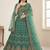 Embroidered Thread Work Semi-Stitched Lehenga & Blouse With Dupatta