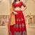 Embroidered Thread Work Semi-Stitched Lehenga & Blouse With Dupatta