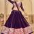 Embroidered Thread Work Semi-Stitched Lehenga & Blouse With Dupatta