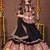 Embroidered Thread Work Semi-Stitched Lehenga & Blouse With Dupatta