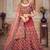 Embroidered Sequinned Semi-Stitched Lehenga & Blouse With Dupatta