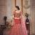 Embroidered Sequinned Semi-Stitched Lehenga & Blouse With Dupatta