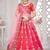 Embroidered Semi-Stitched Lehenga & Blouse With Dupatta