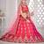 Embroidered Semi-Stitched Lehenga & Blouse With Dupatta