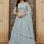 Embroidered Thread Work Semi-Stitched Lehenga & Blouse With Dupatta