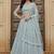 Embroidered Thread Work Semi-Stitched Lehenga & Blouse With Dupatta