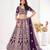 Embroidered Thread Work Semi-Stitched Lehenga & Unstitched Blouse With Dupatta